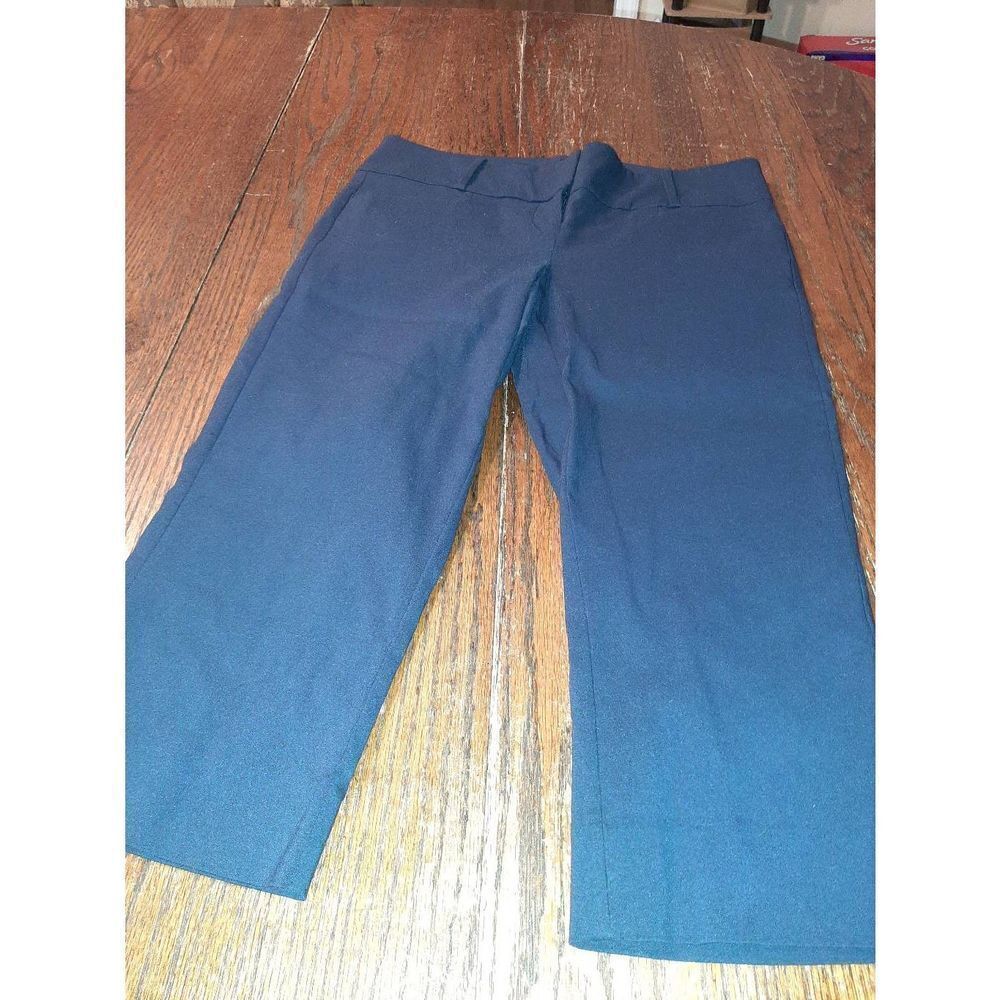 Size 4 The Limited Exact Stretch Blue Long Shorts Carpis Pedal Pushers Skimmers